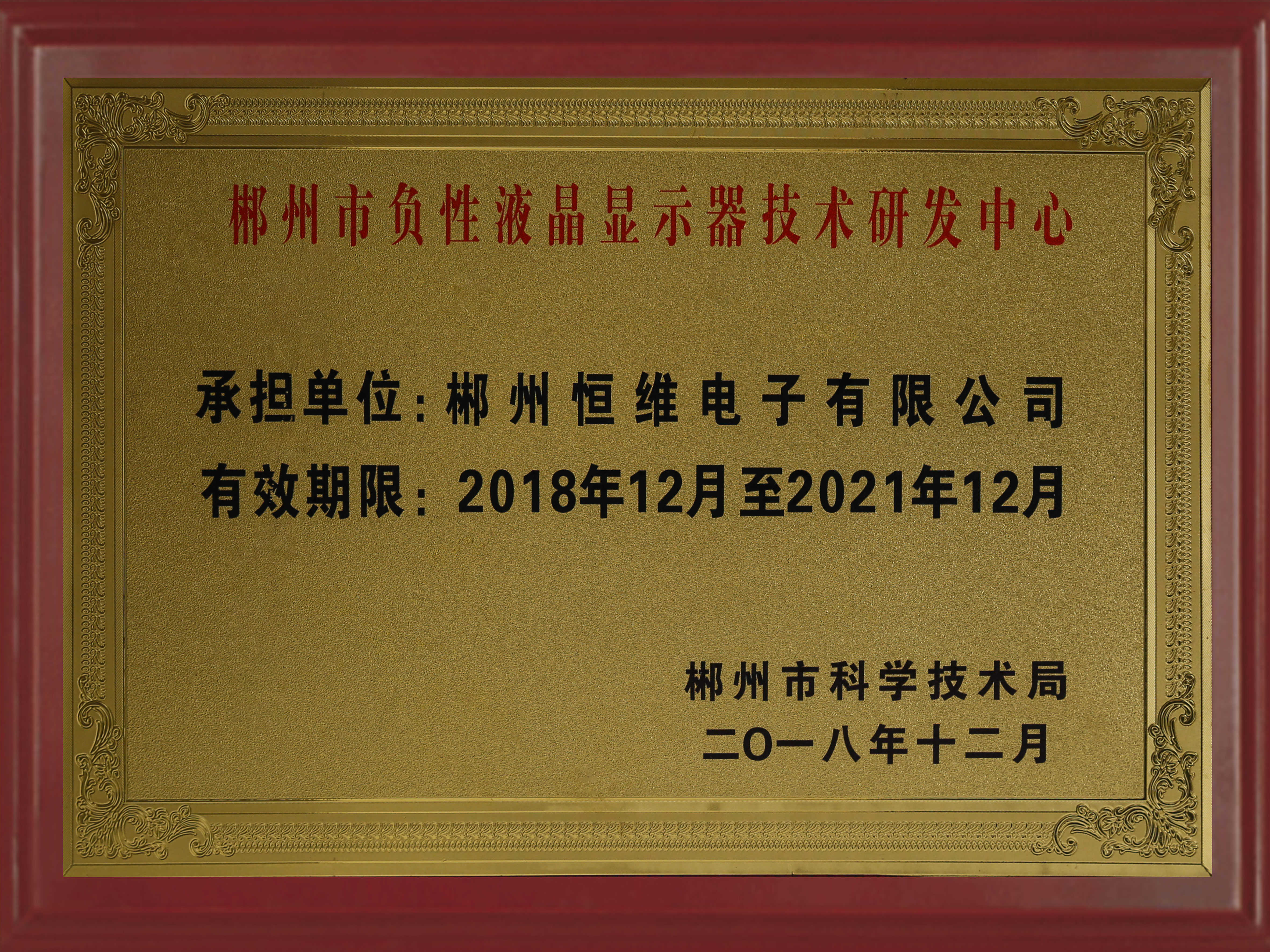 Chenzhou Negative LCD Technology Research and Development Center