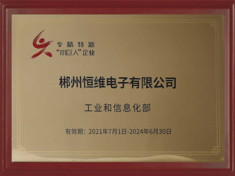 国家「専精特新」小巨人企業